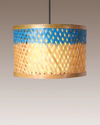 Rustic Bamboo Pendant Light for Bedroom and Living Room