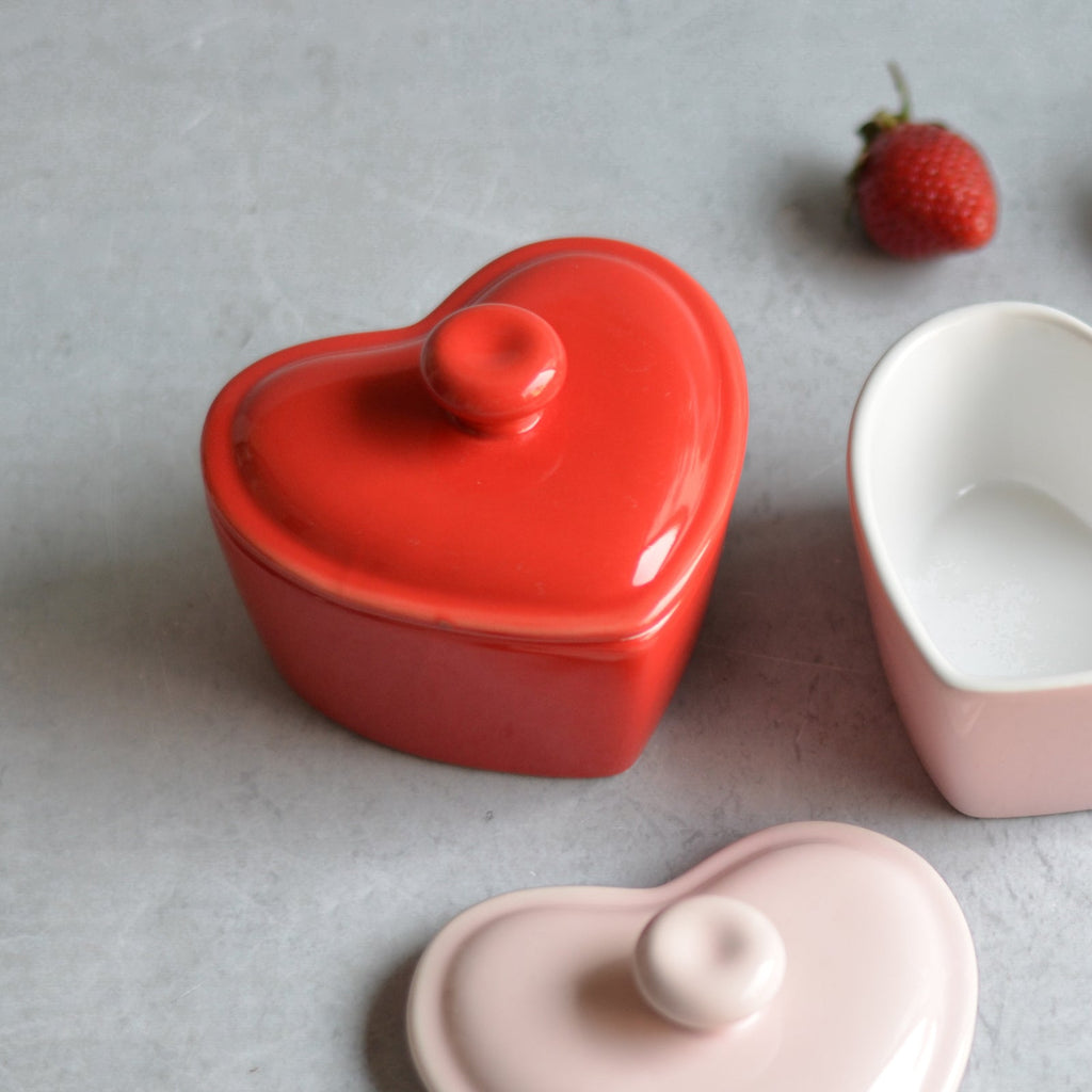 Heart Bowl With Lid Nestasia