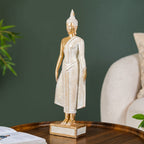 Gold Standing Buddha Decor Statue Large 16 Inch Nestasia