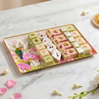 Lotus Garden Serving Tray In Gift Box Nestasia