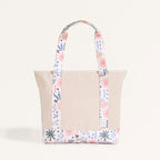 Beach Please Large Canvas Zipper Tote Bag Nestasia