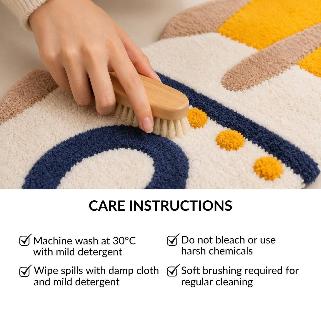 Rocket Tufted Kids Rug 110x45cm Nestasia