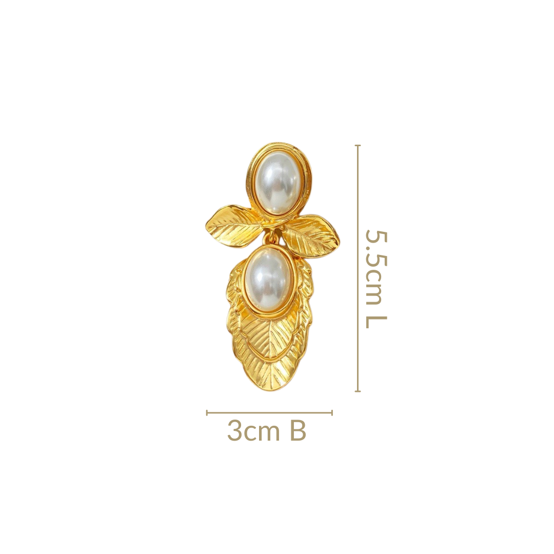 Romantic Pearl Earrings Nestasia