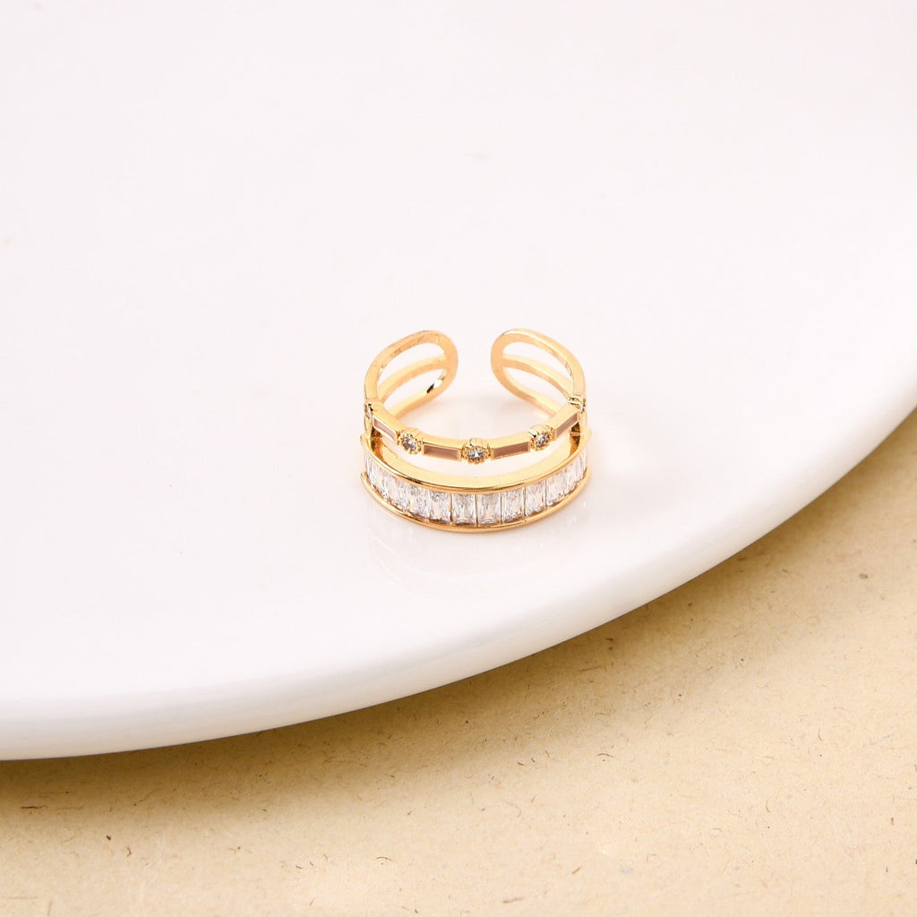Rosy Vintage Glam Ring Nestasia