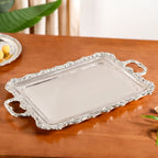 Royalcore Decorative Metal Tray With Handles Nestasia