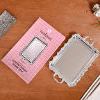 Royalcore Decorative Metal Tray With Handles Nestasia