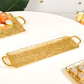 Decorative Royalcore Long Gold Tray Nestasia