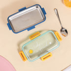 Stainless Steel Tiffin Box Small Blue 530ml Nestasia