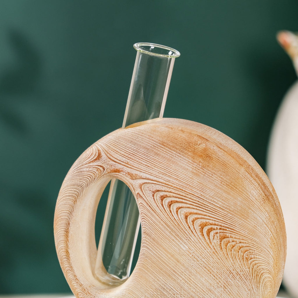 Contemporary Test Tube Showpiece Vase Decor Nestasia