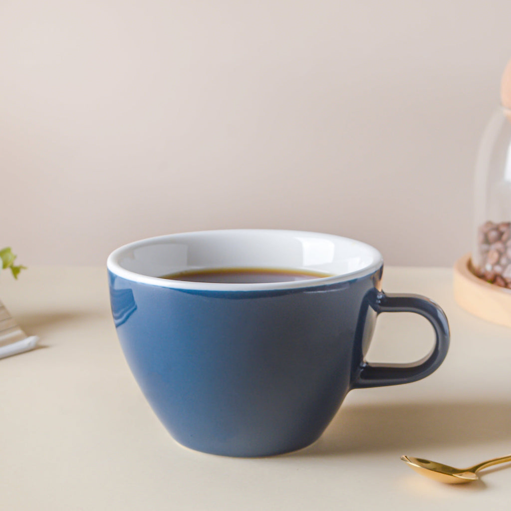 Riona Ceramic Teacup Dark Blue Nestasia