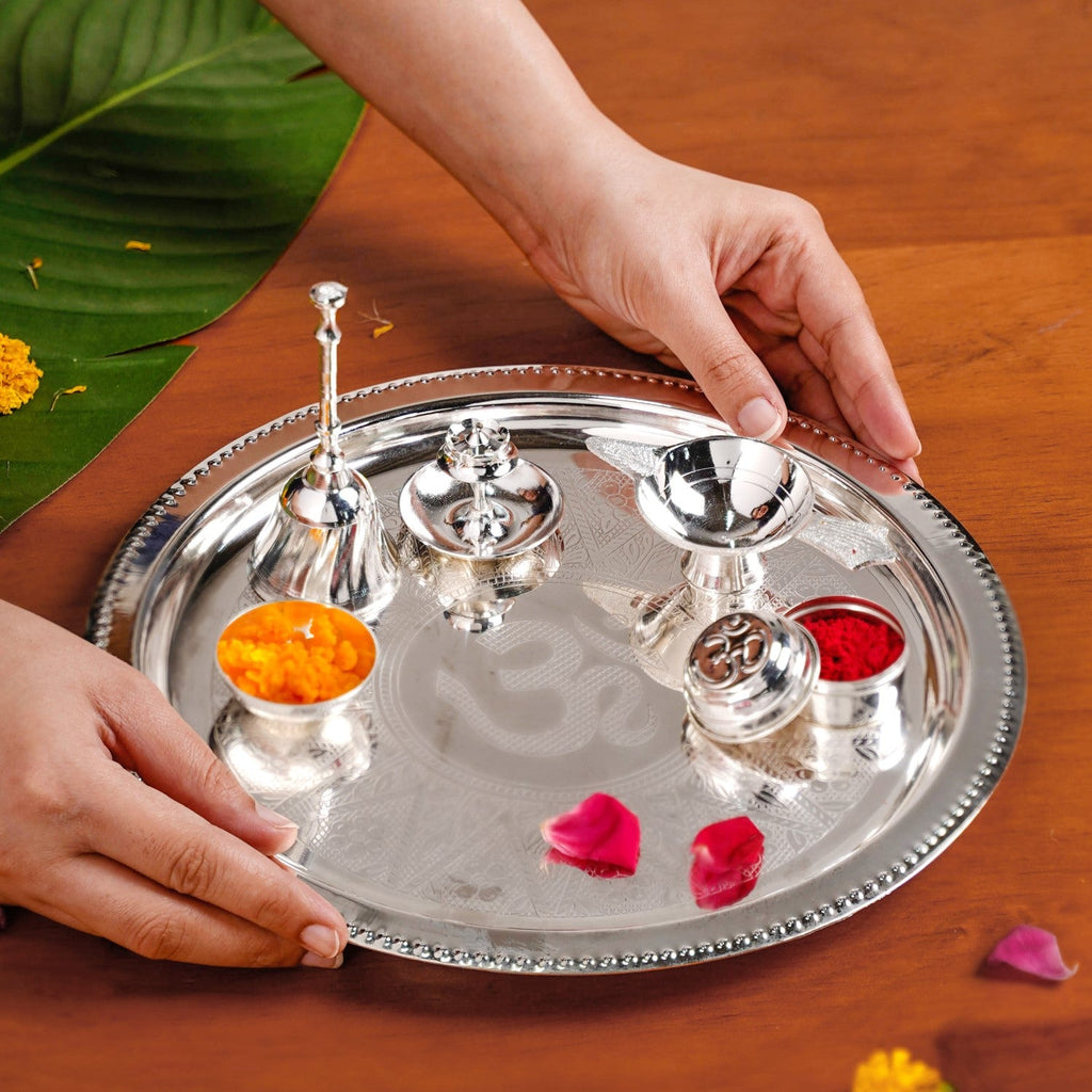 Sandhya Aarti Thali Set Of 6 Nestasia