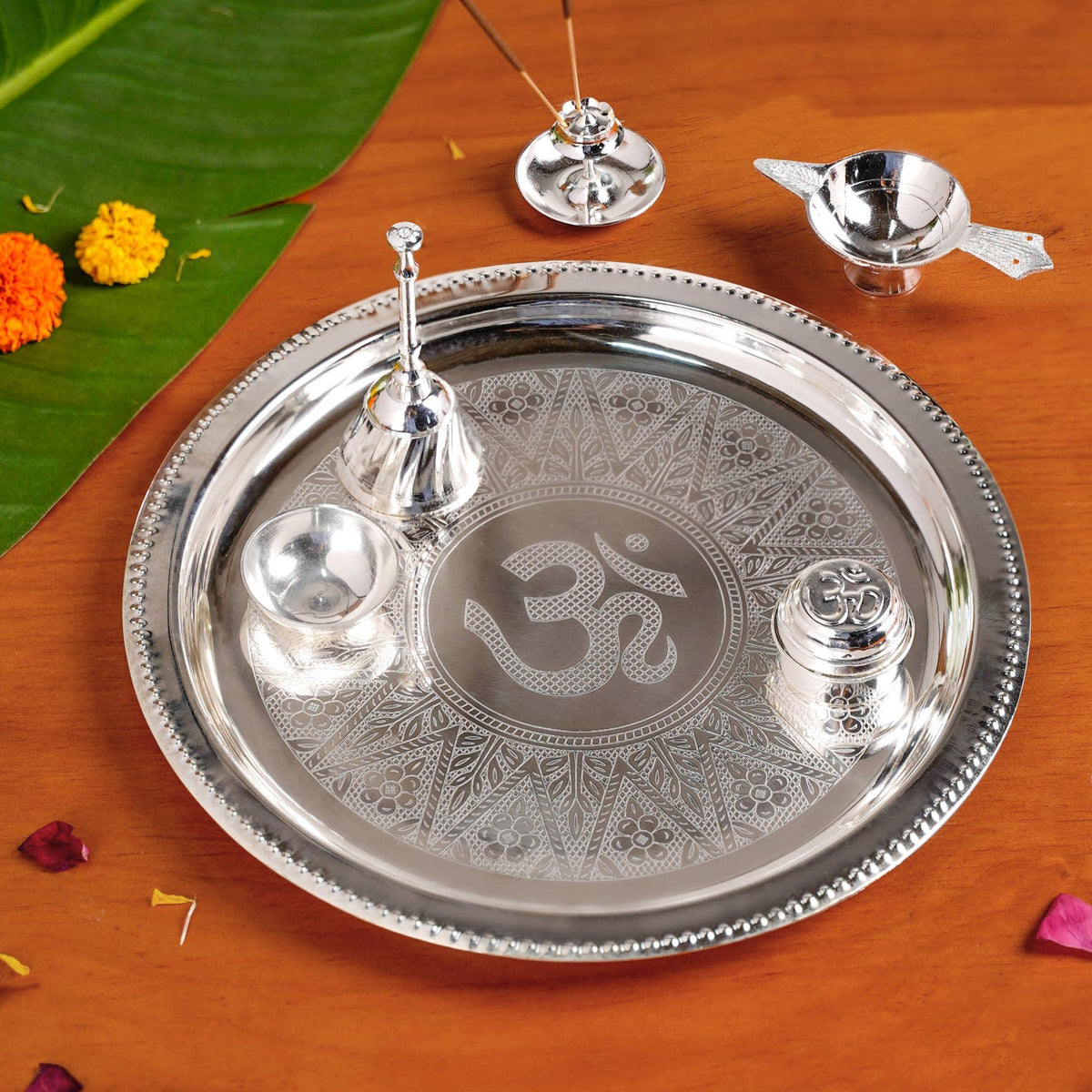 Sandhya Aarti Thali Set Of 6 Nestasia
