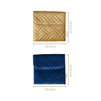Quilted Versatile Small Makeup Pouch Set Of 4 Nestasia