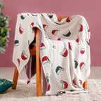 Santa Hat Christmas Sofa Throw Blanket Nestasia