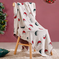 Santa Hat Christmas Sofa Throw Blanket Nestasia