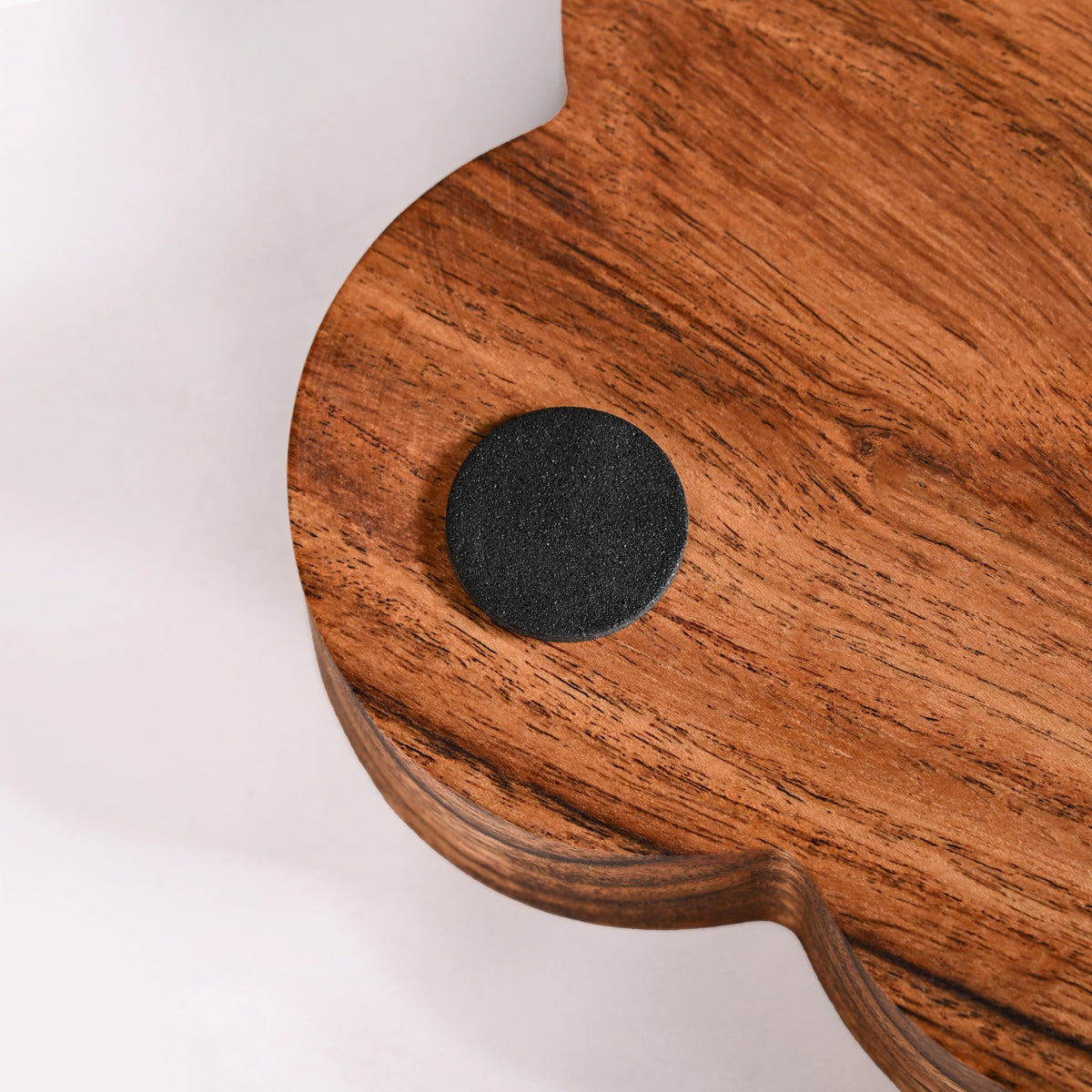 Scallop Acacia Wood Square Serving Platter 26x26cm Nestasia