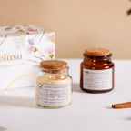 Clove & Pumpkin Spice Aromatic Soy Wax Candles Set Of 2 Nestasia