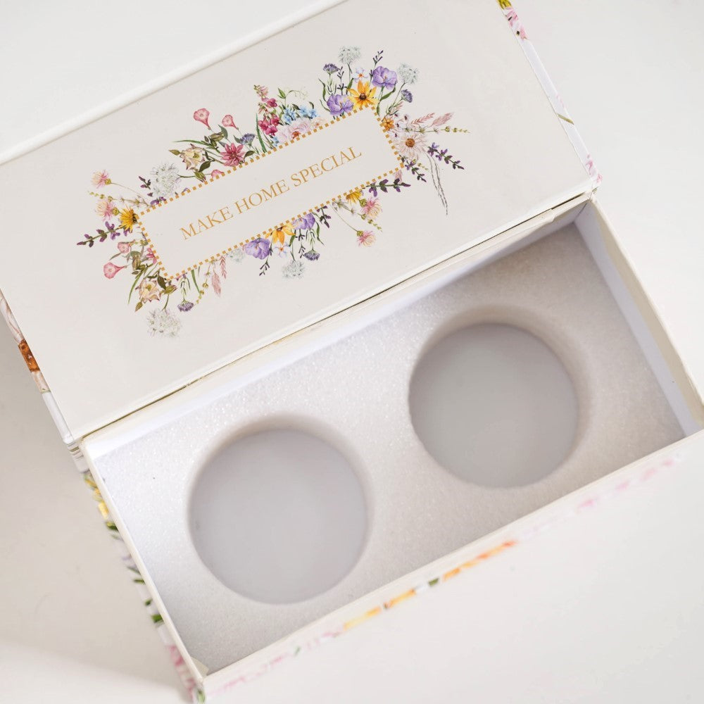 Mogra & Musk Melody Scented Candle Jars Set Of 2 Nestasia