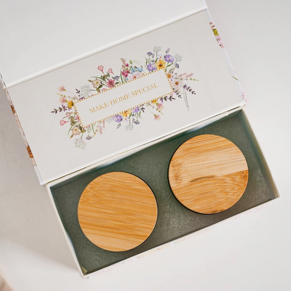 Sea Breeze & Citrus Wonder Fragrant Candles Set Of 2 Nestasia