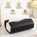 Sculpt Wave Tissue Holder Black Nestasia