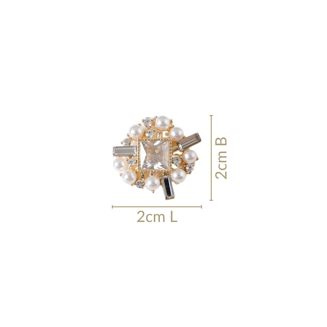 Sculptural Edgy Gold Stud Earrings Nestasia