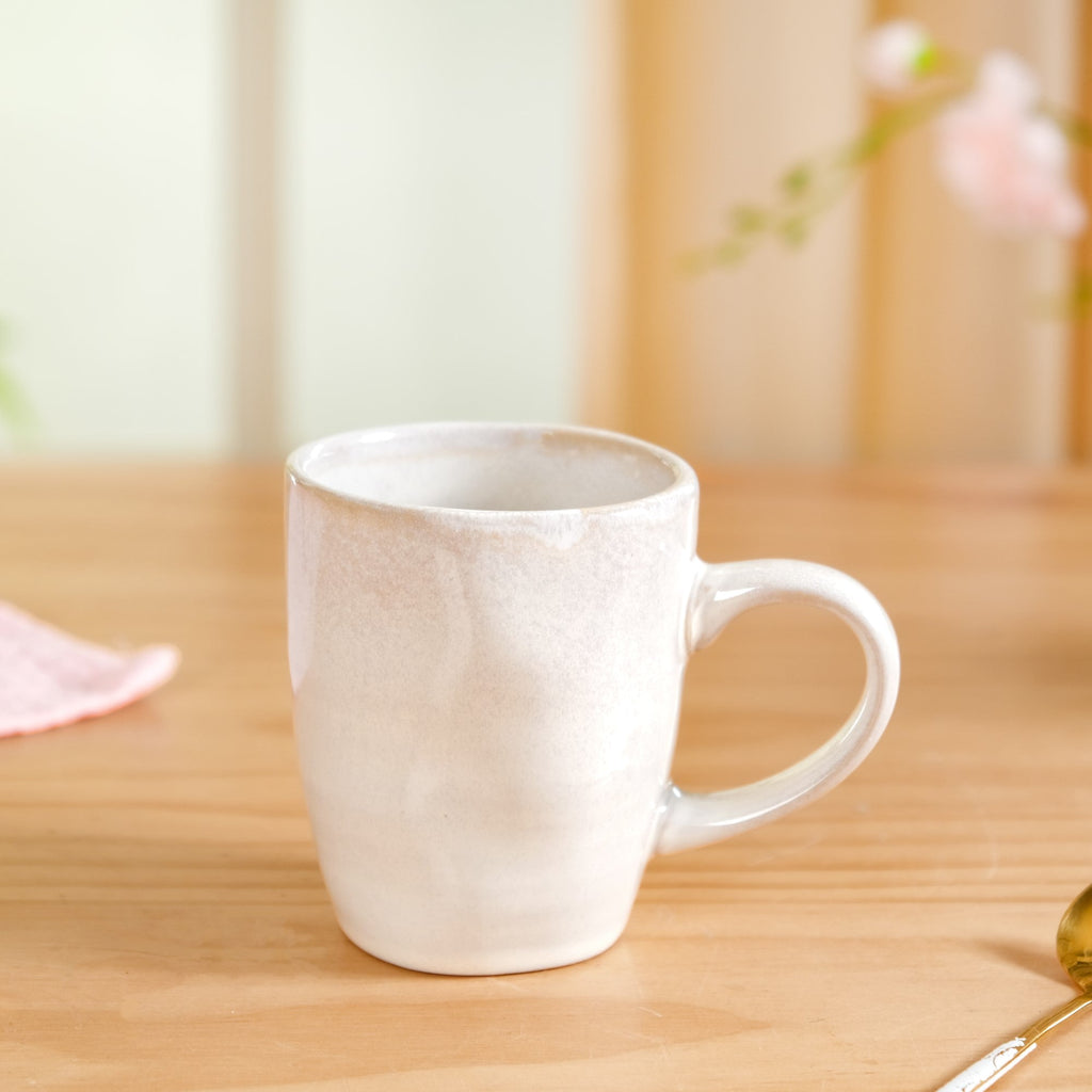 Set Of 6 Sera Ceramic Coffee Mug Off White 250ml Nestasia