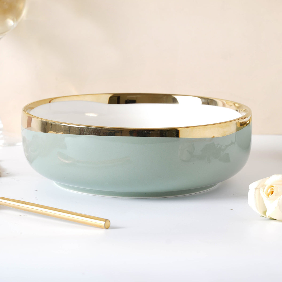 VERA Green Serving Bowl Nestasia
