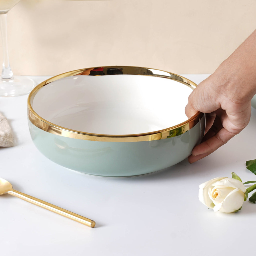 VERA Green Serving Bowl Nestasia