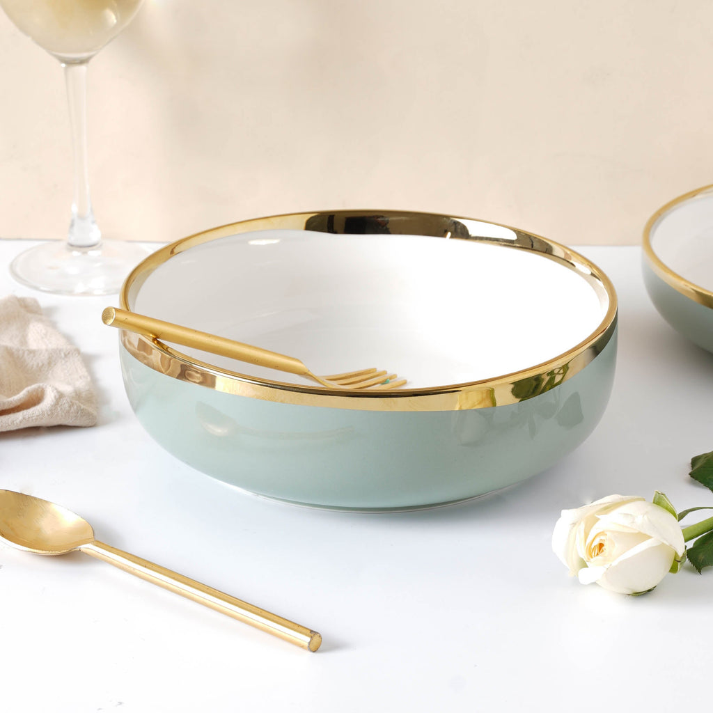 VERA Green Serving Bowl Nestasia