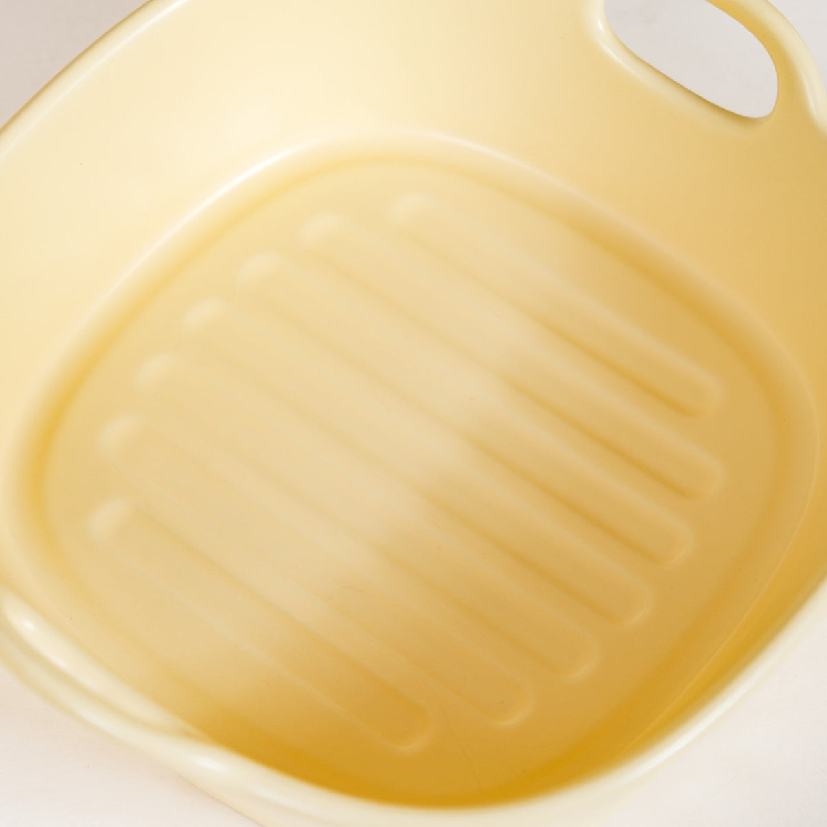 Pastel Baking Serving Bowl With Handle Yellow 800 ml Nestasia