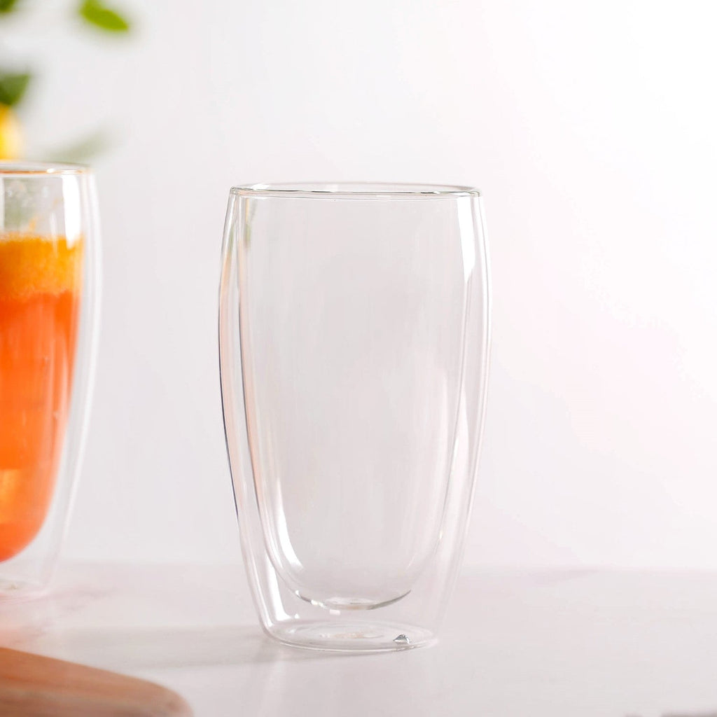 Set Of 2 Insulated Double Wall Cocktail Glasses 400ml Nestasia