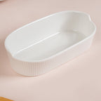 Set Of 3 Ceramic Bowls And Oval Plate With Tray Nestasia