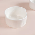 Set Of 3 Ceramic Bowls And Oval Plate With Tray Nestasia