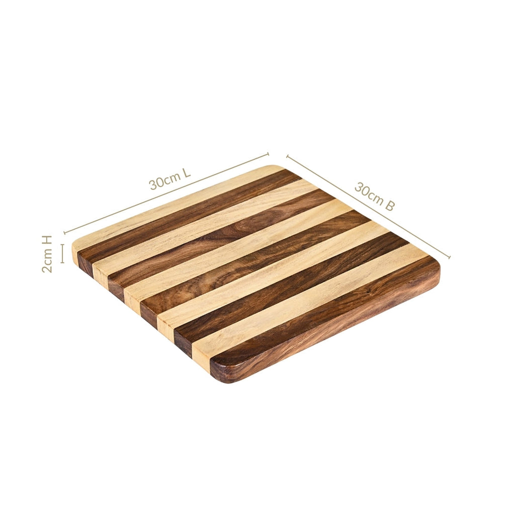 Atelier Square Serve And Slice Board 30x30cm Nestasia