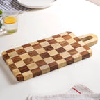Serve And Slice Rectangle Checkered Atelier Board 45x21cm Nestasia
