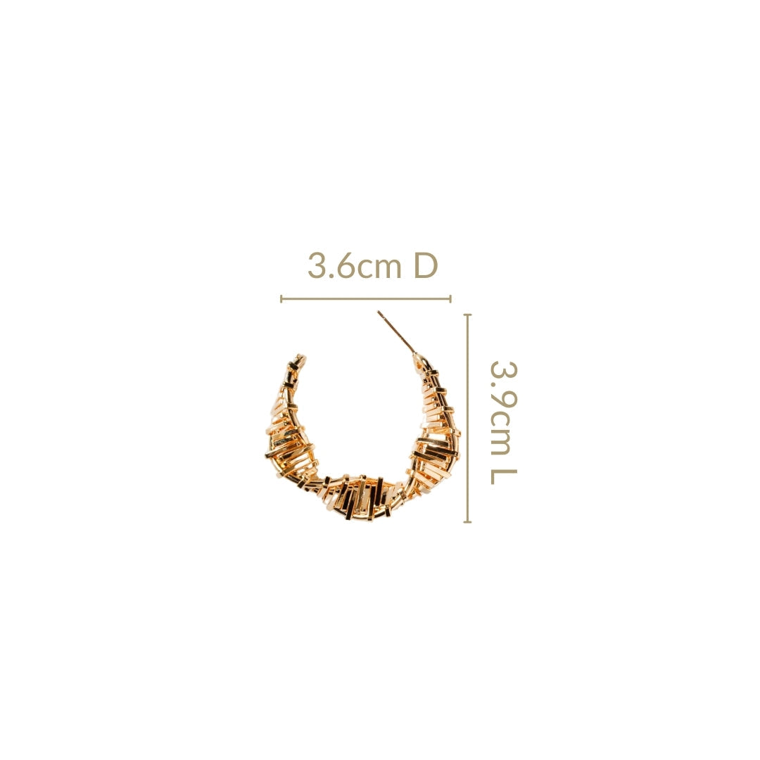 Shift J Hoops Gold Nestasia