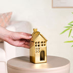 Shimmer Haus Gold Candle Holder Nestasia