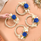 Mini Shola Flower Wreath Eco-Friendly Set Of 4 Nestasia
