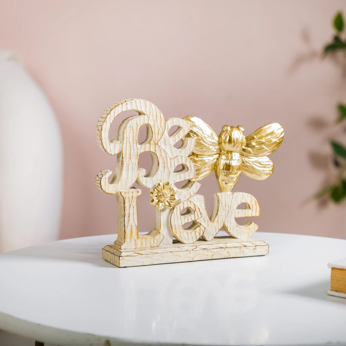 Bee-Lieve Home Letter Decor Object Nestasia