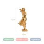 Golden Girl Statue Large Nestasia