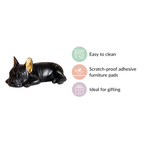 Bulldog Figurine Black Nestasia