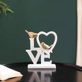 White Love Birds Showpiece Nestasia