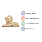 Majestic Lion Modern Decor Gold Nestasia