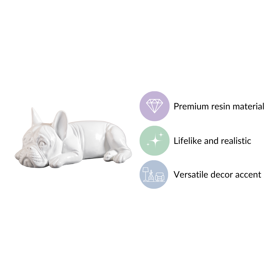 White Bulldog Showpiece Nestasia