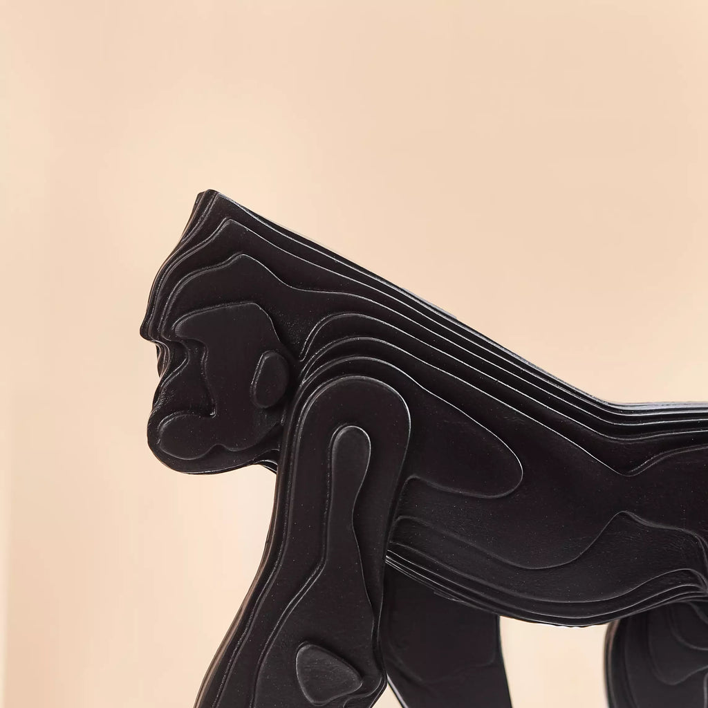 Modern Black Gorilla Showpiece Nestasia