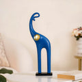 Sleek Elephant Figurine For Decor Blue Nestasia
