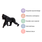Modern Black Gorilla Showpiece Nestasia