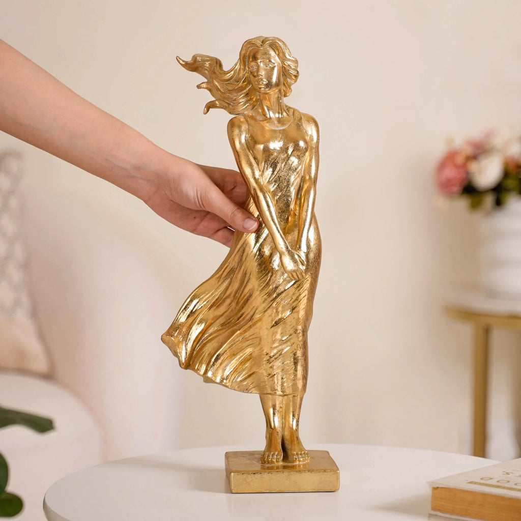 Golden Girl Statue Large Nestasia
