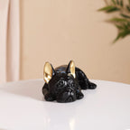 Bulldog Figurine Black Nestasia