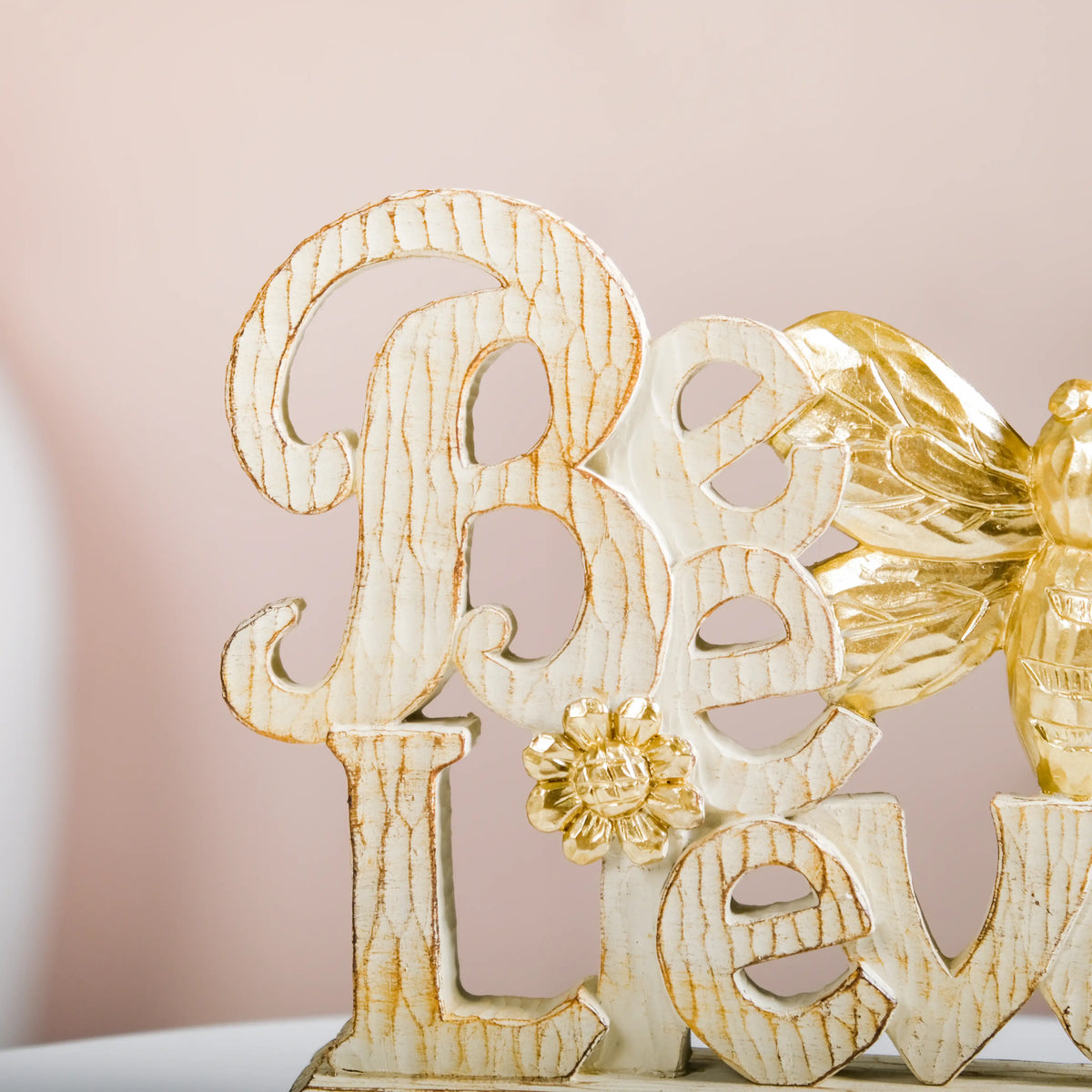 Bee-Lieve Home Letter Decor Object Nestasia